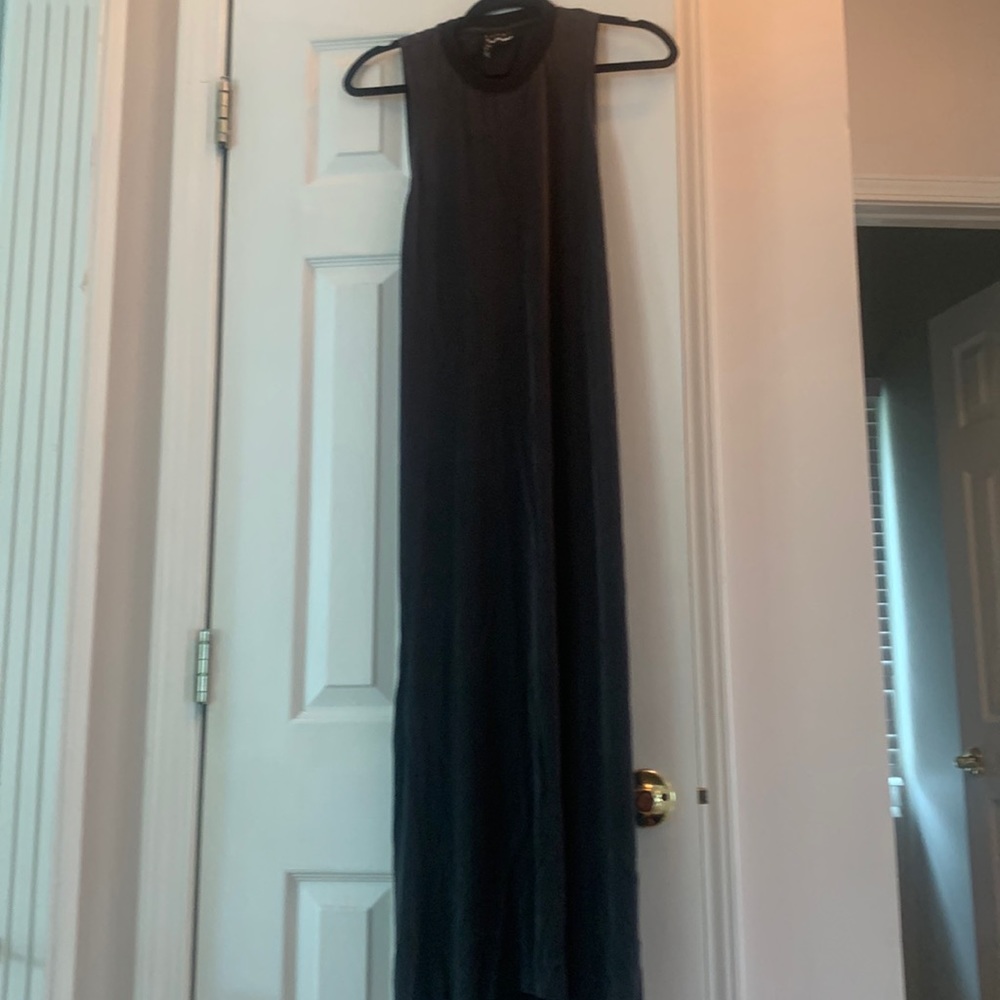Black ankle length dress